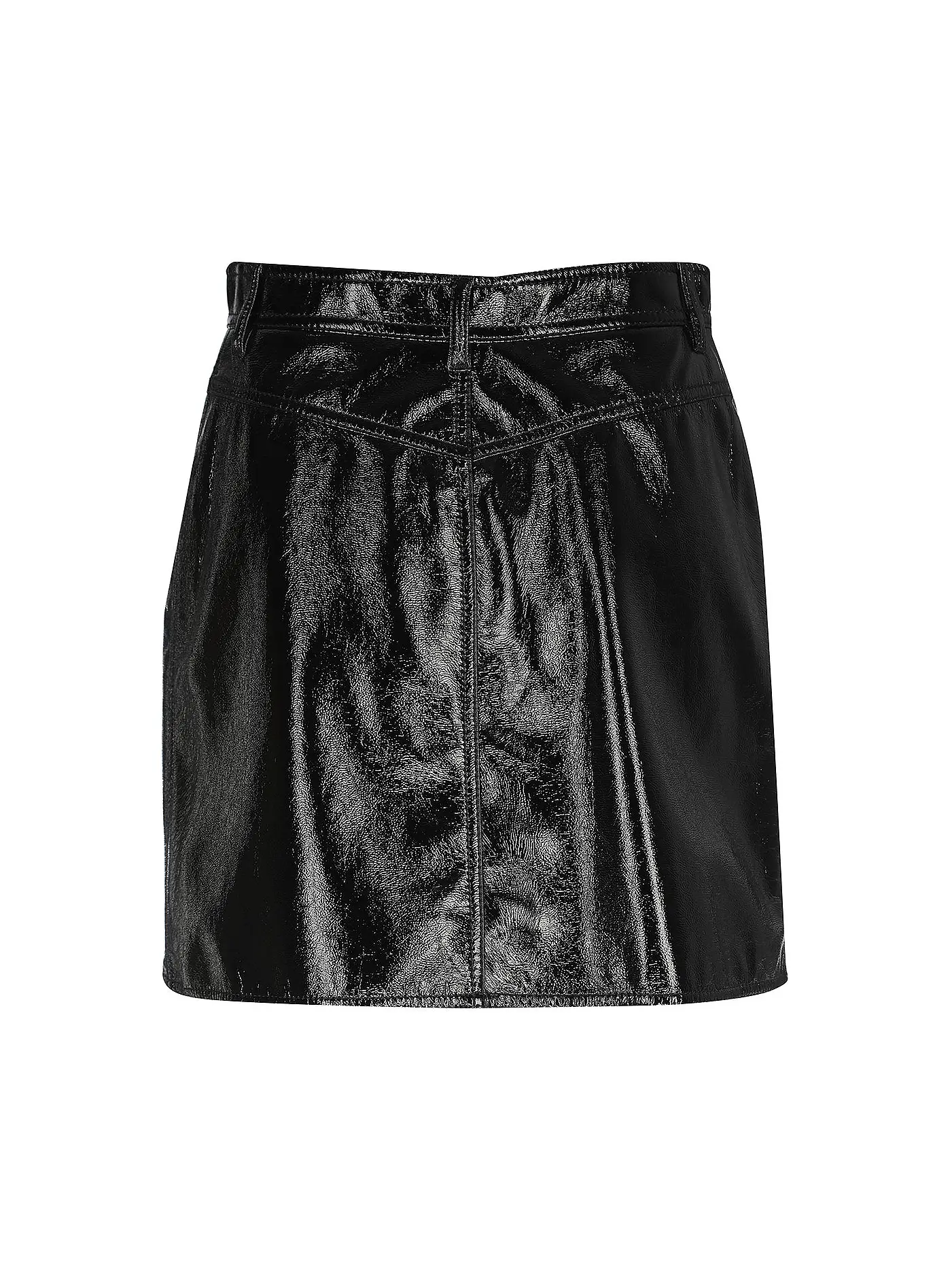 MSGM | Minirock in Lederoptik | 